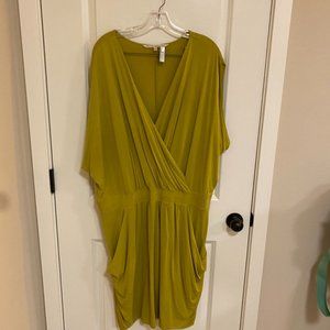 Lime Green/Chartreuse Rachel Zoe Plus Size Designer Dress 3XL